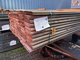 Ca. 130x Douglas wisselsponning/halfhoutsrabat, 16x190mm, lengte 400cm